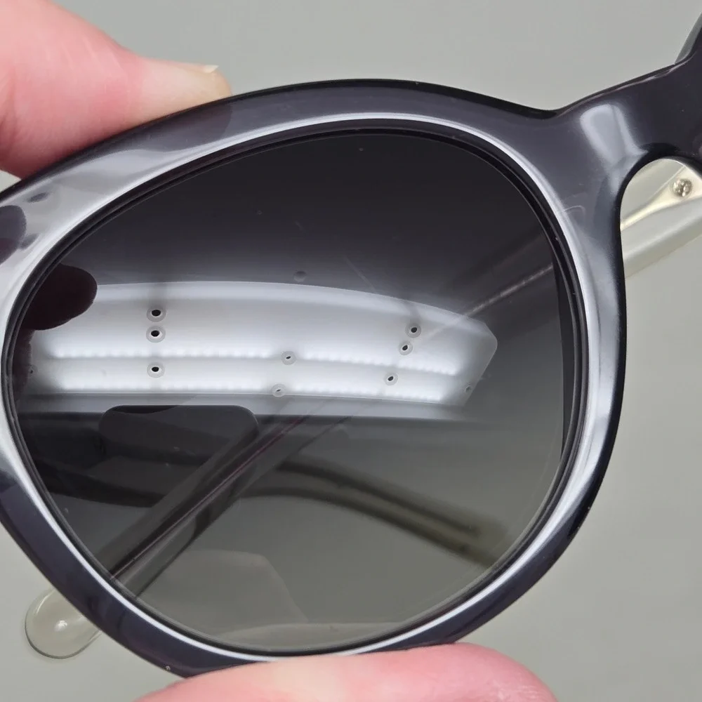 Burberry B 4210 3544/8G Grey Transparent Cat Eye Sunglasses Made in Italy
